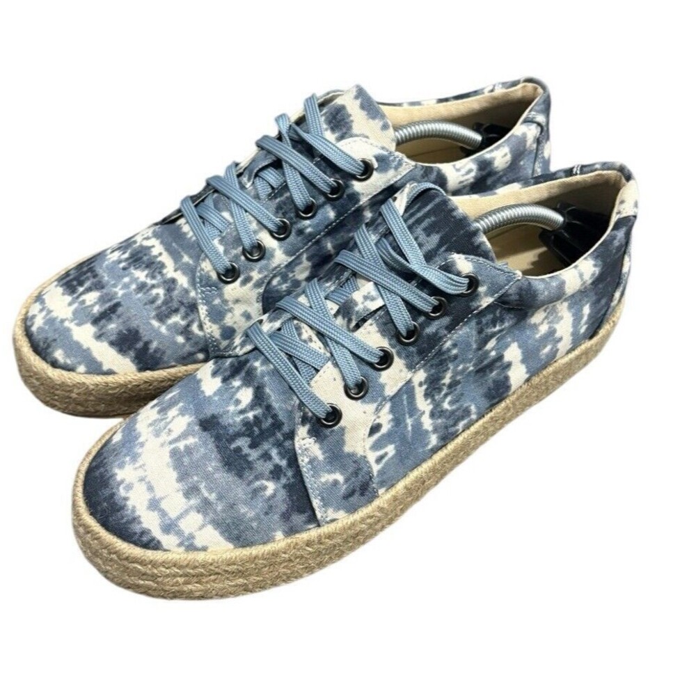Corky’s Tart Sneakers Blue Tie Dye Espadrille Size 9